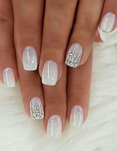 28 Elegant Wedding Nails for Brides